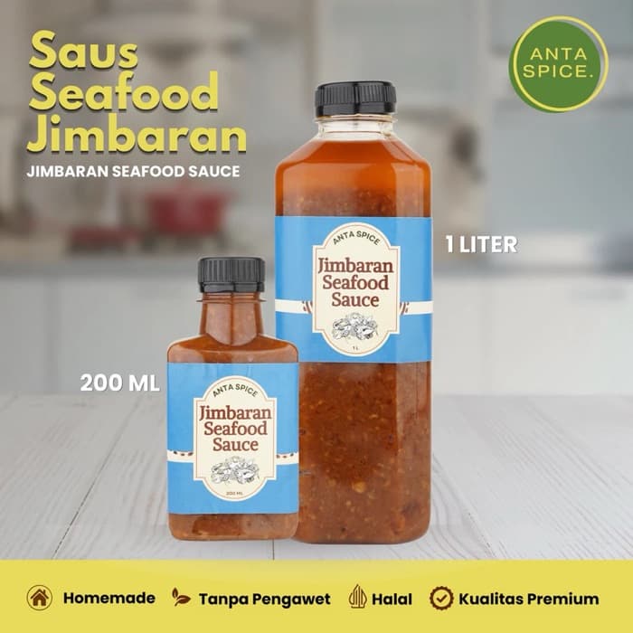 Bumbu Saos Seafood Bakar Khas Bali Pedas Gurih